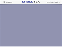 Tablet Screenshot of embedtek.net